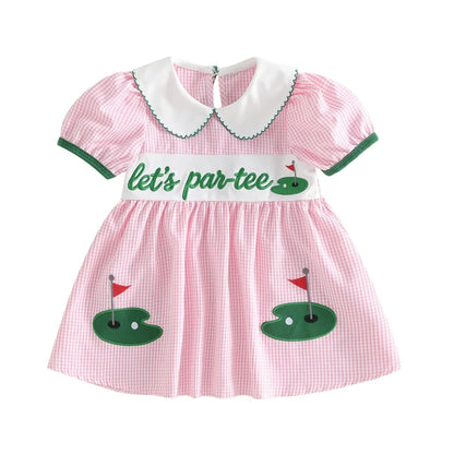 LET'S PAR-TEE Checkered Dress