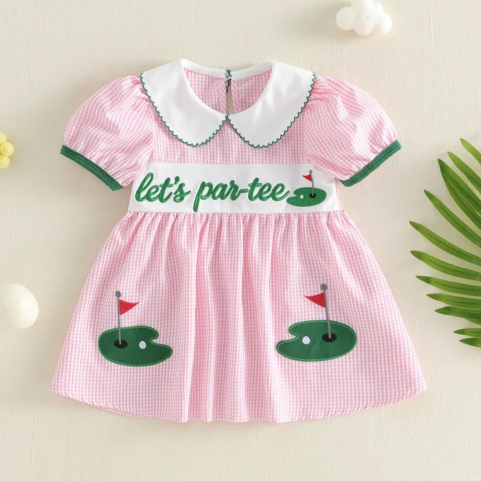 LET'S PAR-TEE Checkered Dress