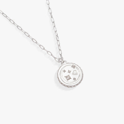 Libra Zodiac Precious Necklace