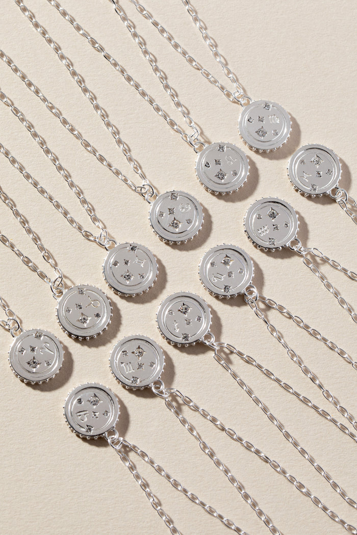 Libra Zodiac Precious Necklace