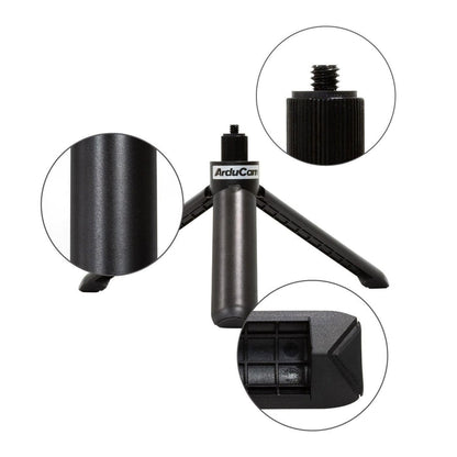 Lightweight Mini Tripod Stand with Extender for Raspberry Pi HQ Camera [discontinued] by Arducam - The Pi Hut