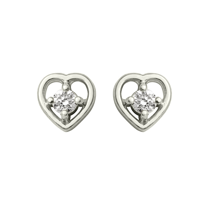 Lil Heart Studs