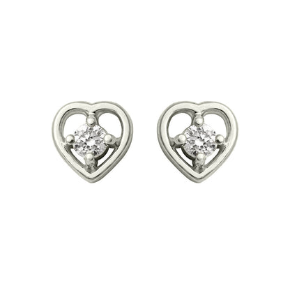 Lil Heart Studs