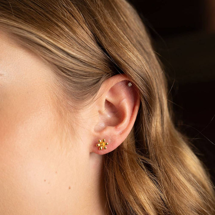 Lily Flower Stud Earring