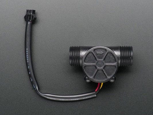 Liquid Flow Meter -  Plastic 1/2" NPS Threaded [Discontinued] by The Pi Hut - The Pi Hut
