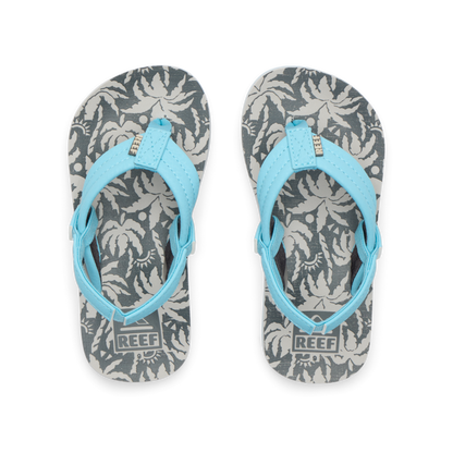 Little Ahi - Light Blue Palm - Top View
