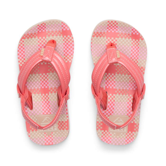 Little Ahi - Pink Plaid - Top View