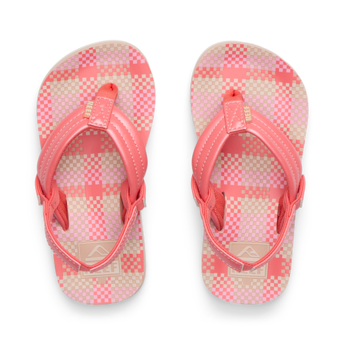 Little Ahi - Pink Plaid - Top View