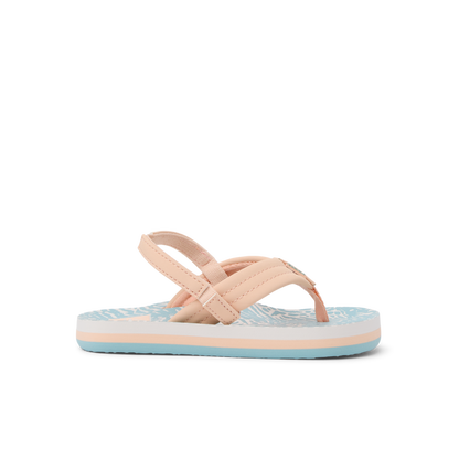 Little Ahi - Peach/Blue Animal - Right Side View