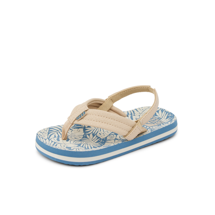Little Ahi - Blue/Tan Palm - Left Side View