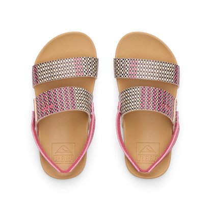 Little Cushion Vista - Pink Raffia - Top View