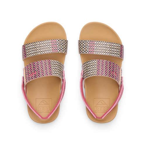 Little Cushion Vista - Pink Raffia - Top View