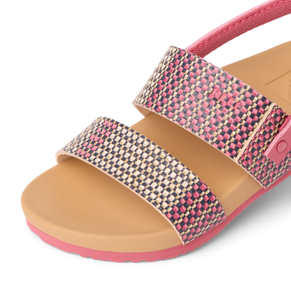 Little Cushion Vista - Pink Raffia - Down the Line 1 View