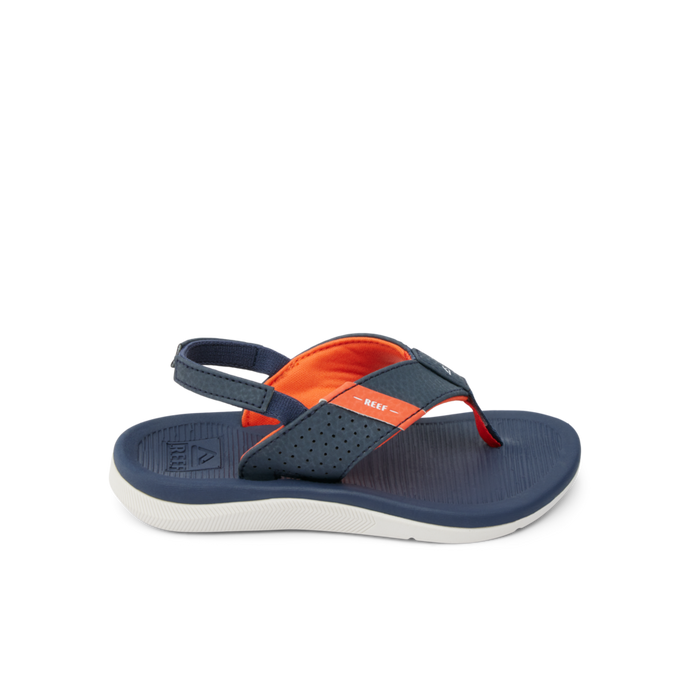Little Santa Ana - Navy/White/Orange - Right Side View