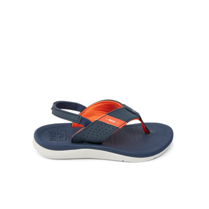 Little Santa Ana - Navy/White/Orange - Right Side View