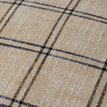 Loft Grid Check Cushion Latte 50cm