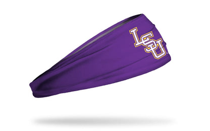 Louisiana State University: LSU Baseball Purple Big Bang Lite Headband - View 2