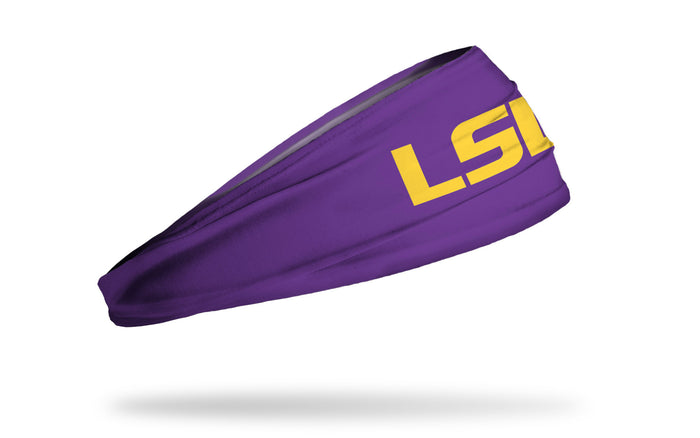 Louisiana State University: LSU Gold and Purple Big Bang Lite Headband - View 2