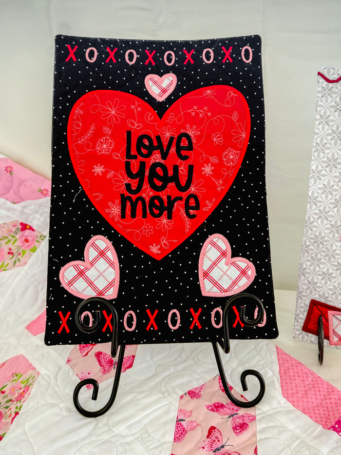 Love You More Valentine Pennant Kit