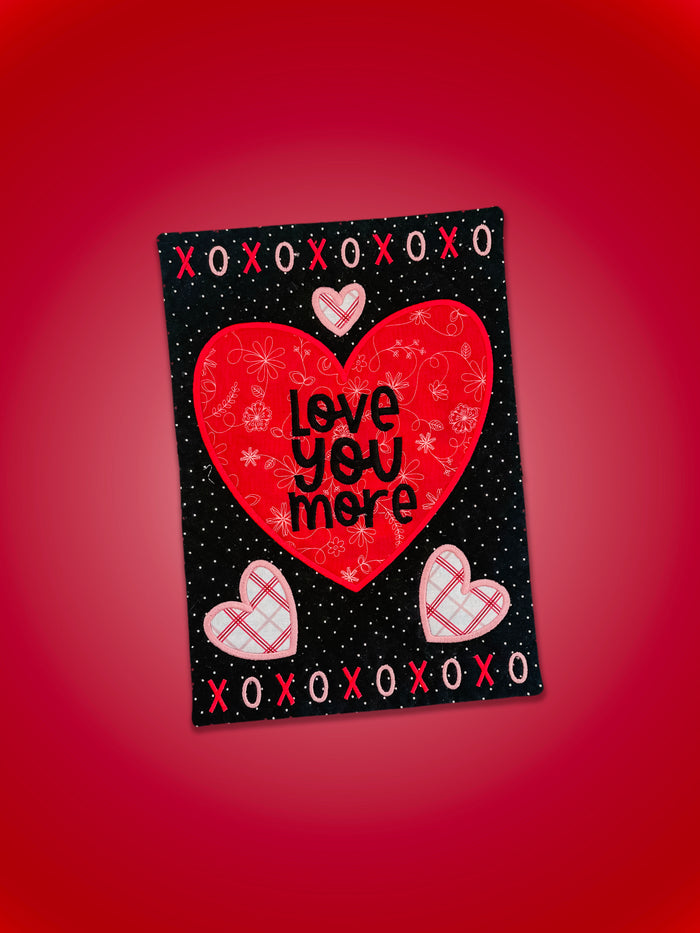 Love You More Valentine Pennant Kit