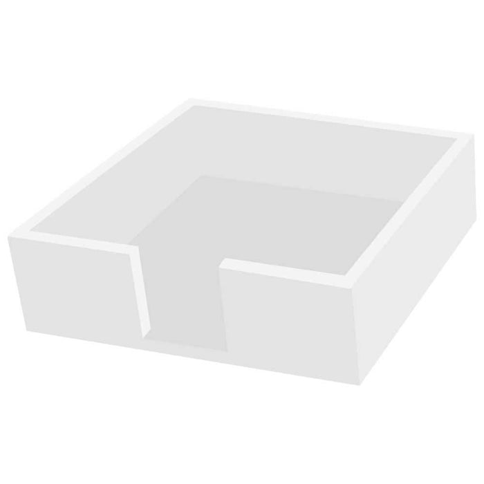 LUNCH Napkin CADDY, WOOD - WHITE