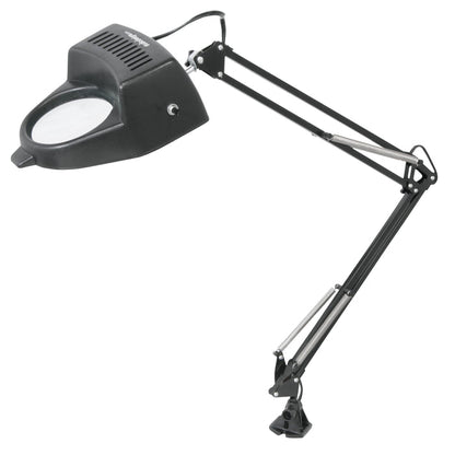 Magnifying Desktop Lamp for Craft/Sewing/Hobbies/Reading with Clamp Base and LED Bulb Black 12308