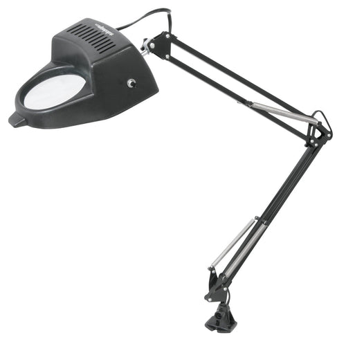 Magnifying Desktop Lamp for Craft/Sewing/Hobbies/Reading with Clamp Base and LED Bulb Black 12308