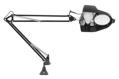 Magnifying Desktop Lamp for Craft/Sewing/Hobbies/Reading with Clamp Base and LED Bulb Black 12308