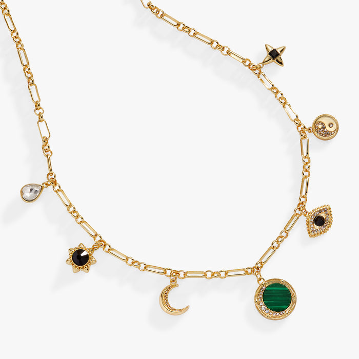 Malachite Charm Necklace