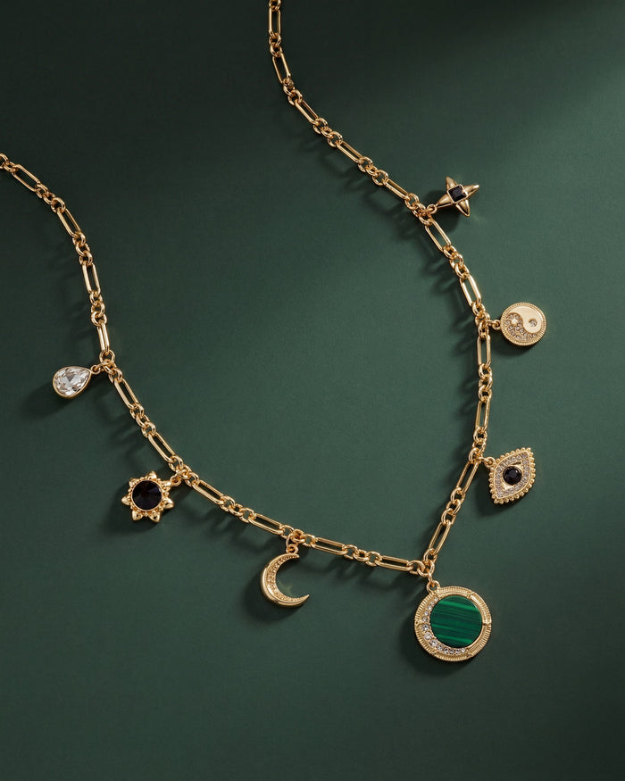 Malachite Charm Necklace