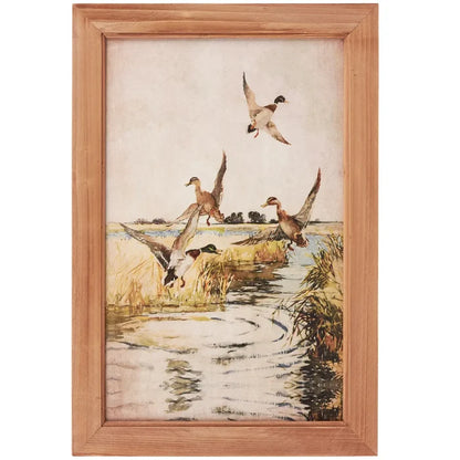 Mallards Framed Wall Art 14" x 20"
