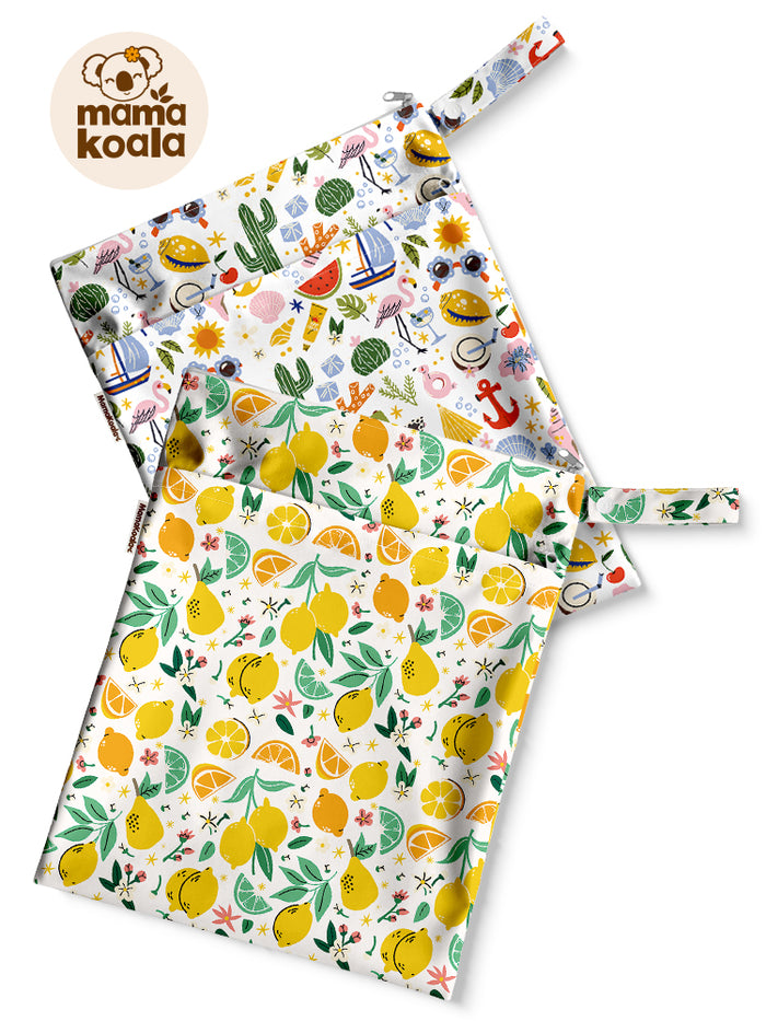 Mama Koala Wet Dry Bags (2 Pack) -Cheerful Summer