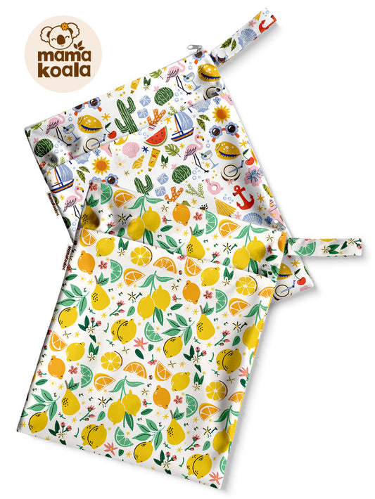 Mama Koala Wet Dry Bags (2 Pack) -Cheerful Summer