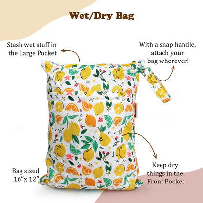 Mama Koala Wet Dry Bags (2 Pack) -Cheerful Summer