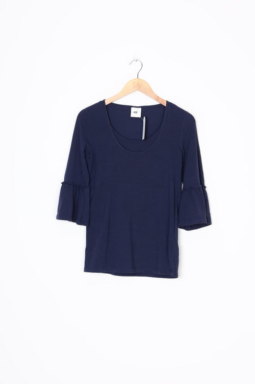Mamalicious Womens Blue Top Size S