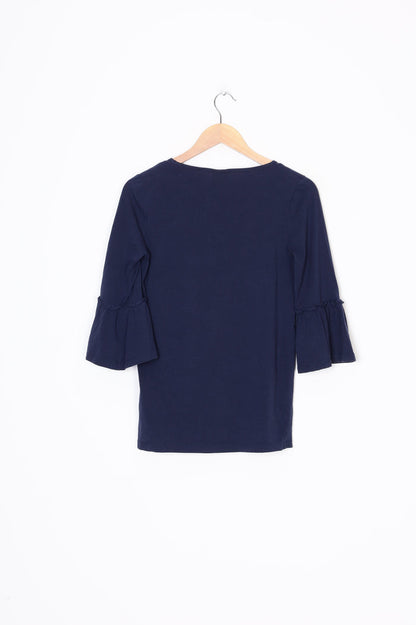 Mamalicious Womens Blue Top Size S