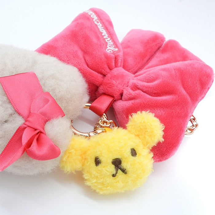 Marroncream Plush Mini Face Pouch (Teddy Friend Series) Bags Global Original