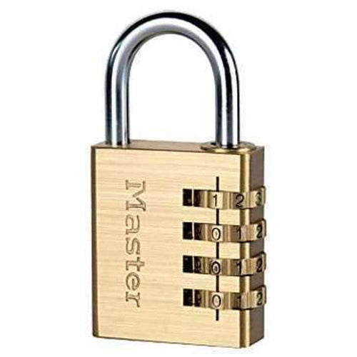 Master Padlock 40mm Steel Shackle Reset Table Combination