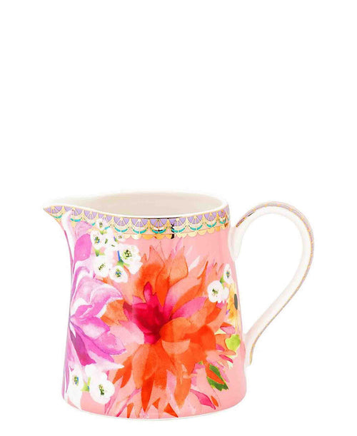 Maxwell & Williams T's & C's Dahlia Daze Creamer 230ML Pink Gift Boxed