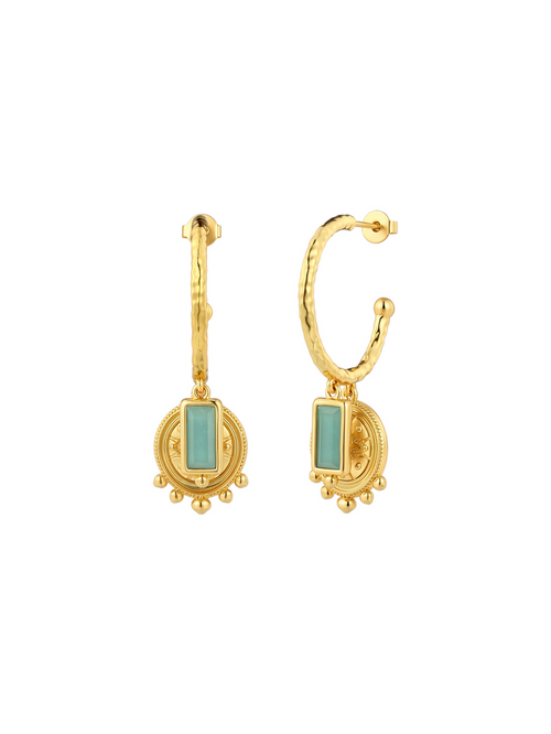 Maya Aqua Earrings