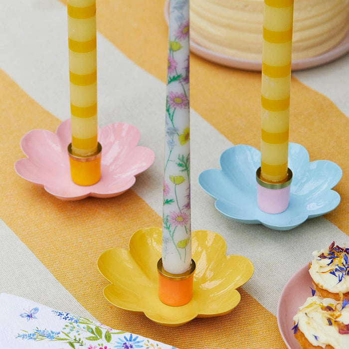 Meadow Taper Dinner Candles - 2 Pack | Spring Decor |