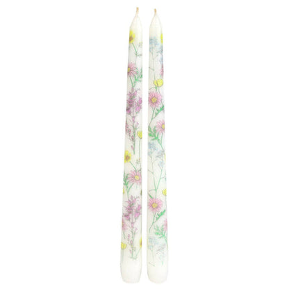 Meadow Taper Dinner Candles - 2 Pack | Spring Decor |