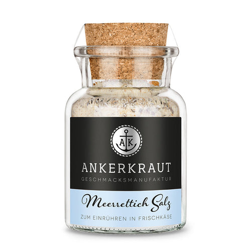 Meerrettich Salz Korkenglas