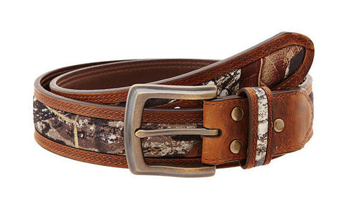 Mens M&F Western Mossy Oak Camo N24362222 Belt