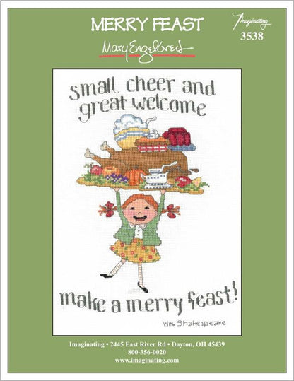 Merry Feast Counted Cross Stitch Leaflet