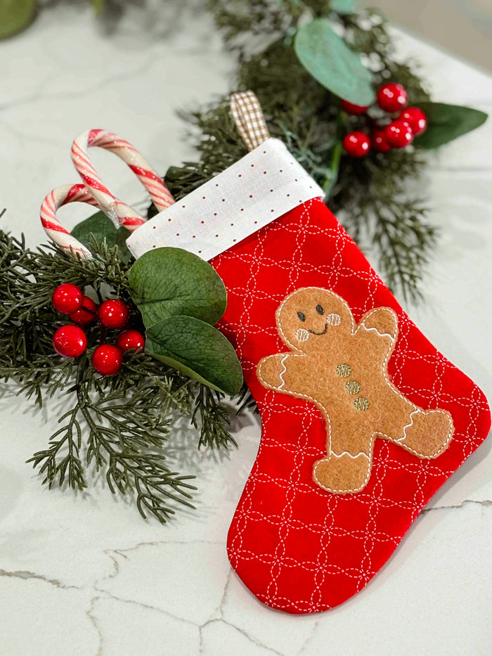 Merry Quick Stitch Stockings (Downloadable Machine Embroidery Pattern)