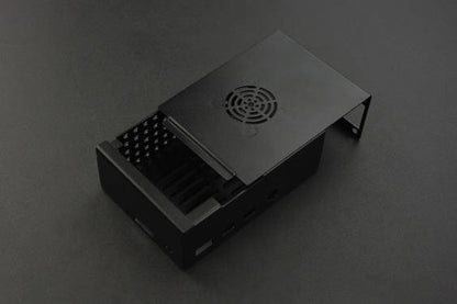 Metal Case with Heatsink & Fan for Raspberry Pi 4 Model B [Discontinued] by DFRobot - The Pi Hut