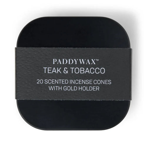 Metal Incense Tin | Teak & Tobacco