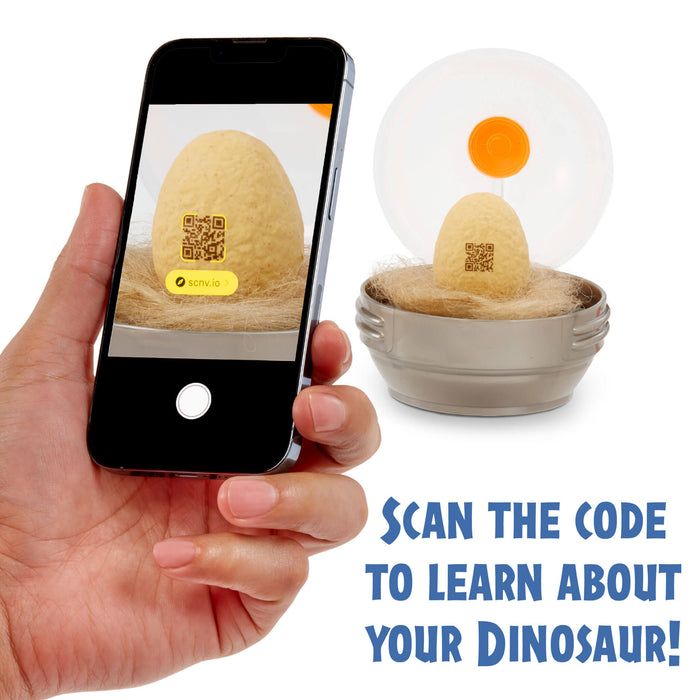 Scan QR code to learn about your dino