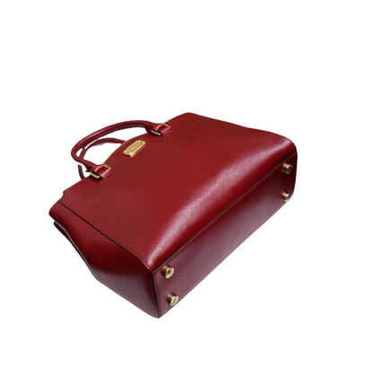 Michael Kors I-1607 H16 Tote Bag Wine Red W31cm x H22.5cm x D10cm